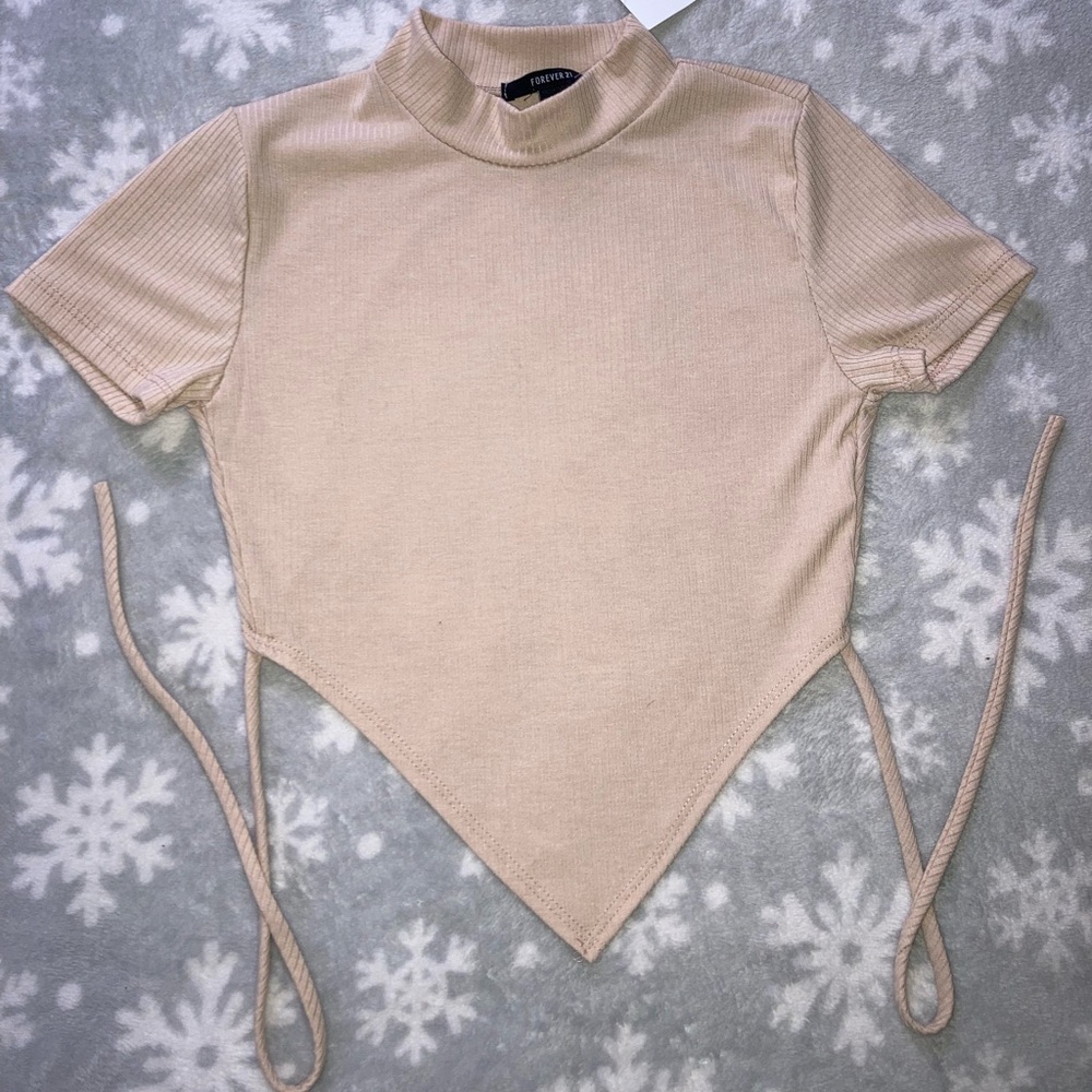 Open back shirt